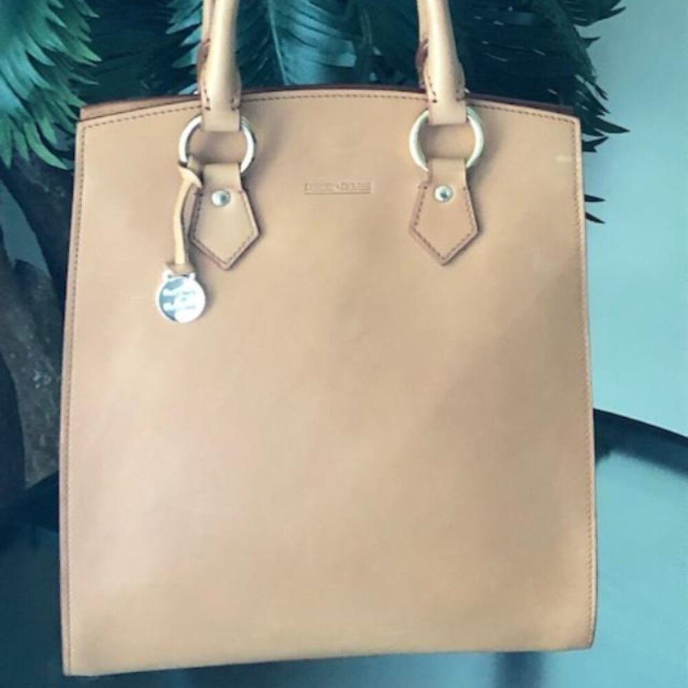 Dooney & Bourke Tall Natural Florentine Leather Tote